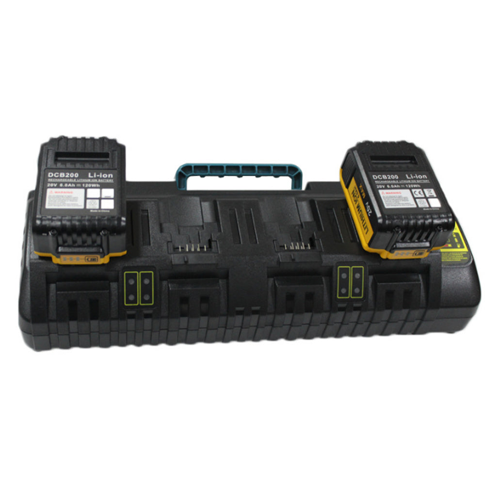 デワルト 12V 20V Max 4 ポート リチウムイオン急速充電器 DCB102、DCB102BP 用リチウム電池の DCB104 交換用充電器