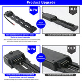 US Stock 52V 13Ah battery black lithium-ion with 30A BMS for Outdoor ebike R049-2