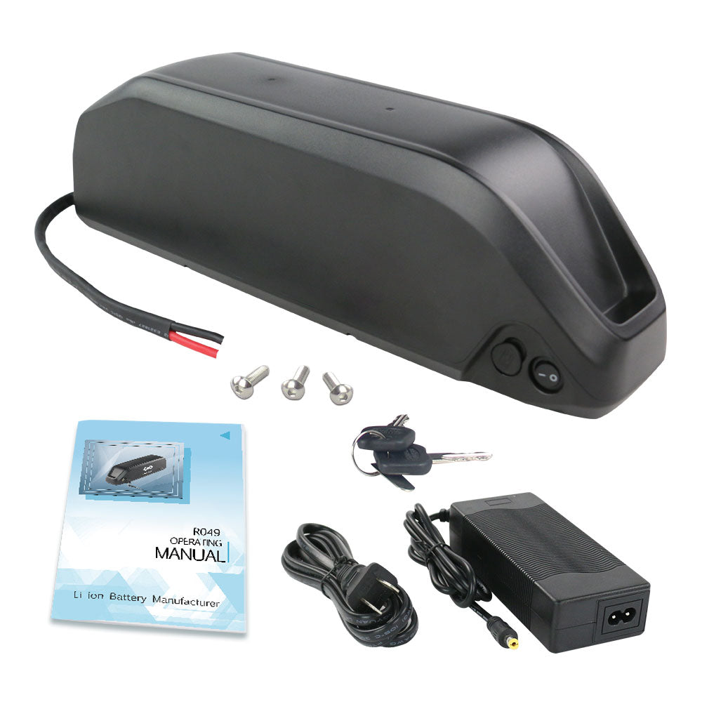 US Stock 48V 12.5Ah battery black lithium-ion with 30A BMS for Outdoor ebike R049