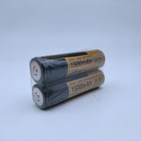 2pcs BORUiT 18650 3.7V 1500mah Lithium Battery For Headlamp Flashligh With PCB