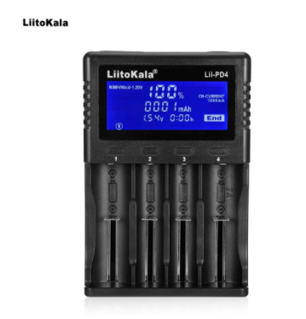 Liitokala Lii-100 Lii-202 Lii-402 Lii-PD4 LCD 스마트 배터리 충전기