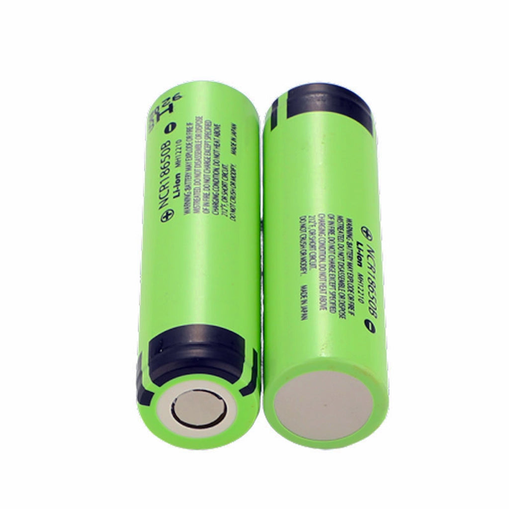 2pcs 18650 3.7V 3400mAh Battery Rechargeable Batteries for LED Flashlight