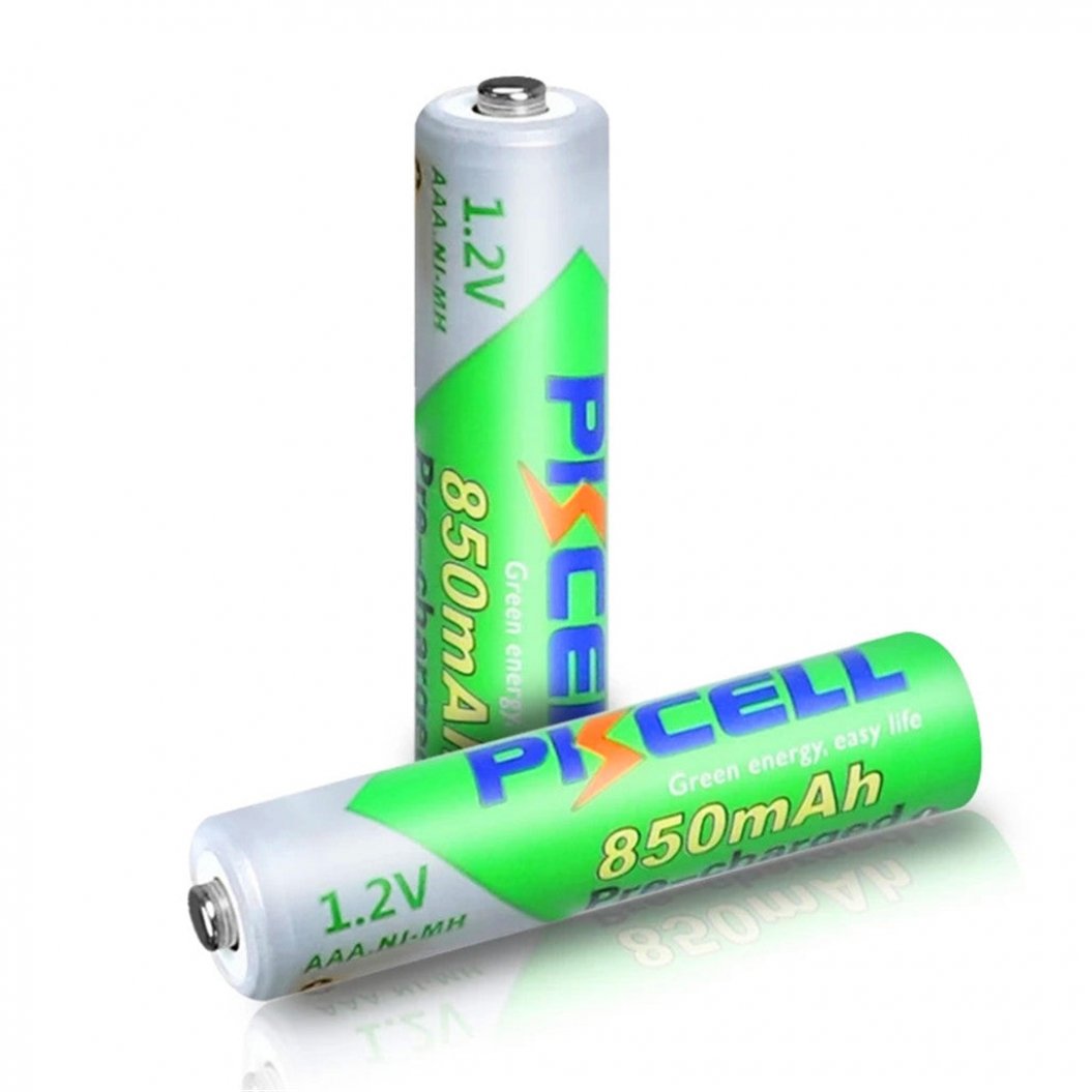 12 Pieces AAA Battery 850mAh 1.2V NIMH Low Self-discharge 3A Batteries Box Holder AA