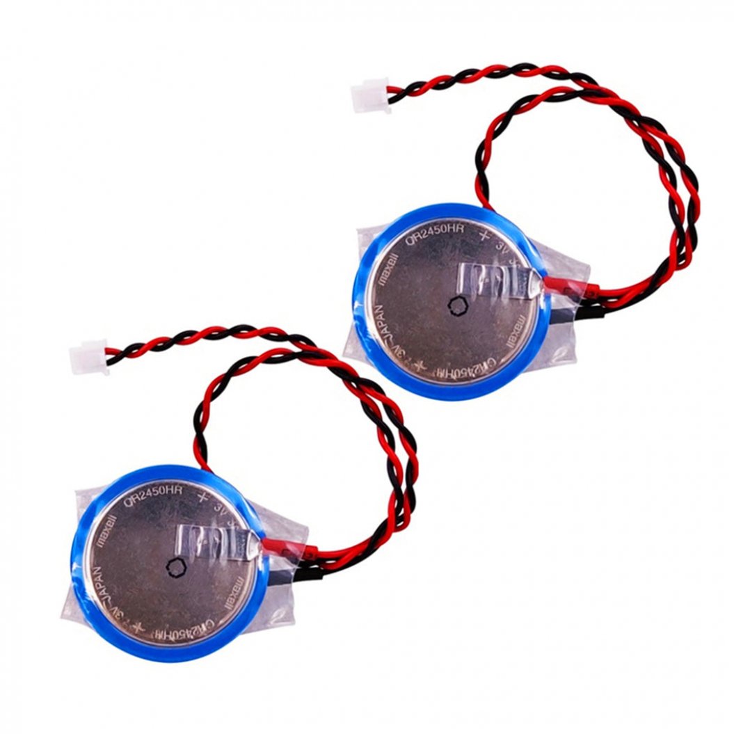 2개 세트 3V 배터리 Maxell CR2450HR FX3U-32BL 터치스크린 GT11-50BAT Mitsubishi FX3U/5U용