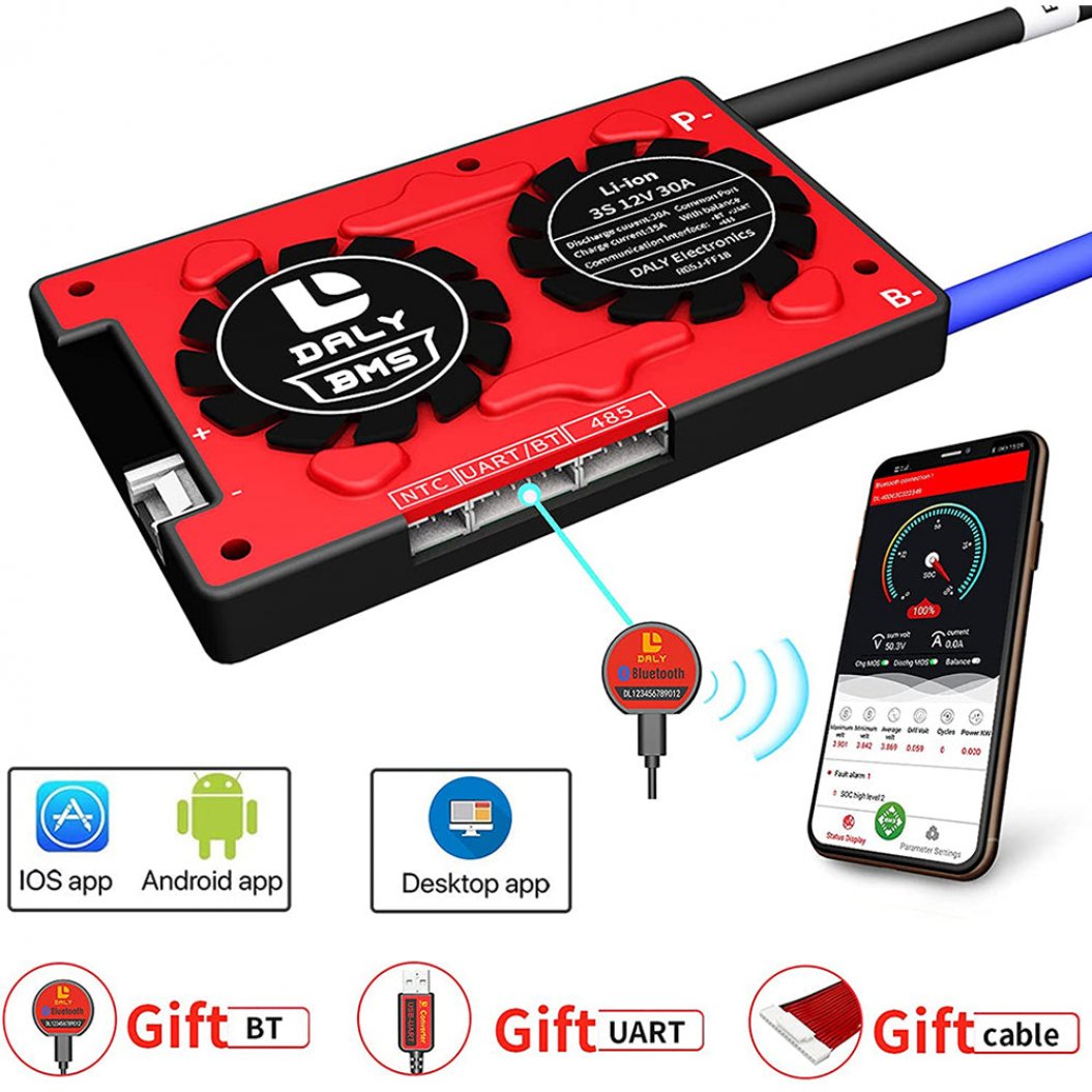 Daly BMS Li-Ion 3S 12V 30A BMS Li-Ion Separate Lithium Battery BMS