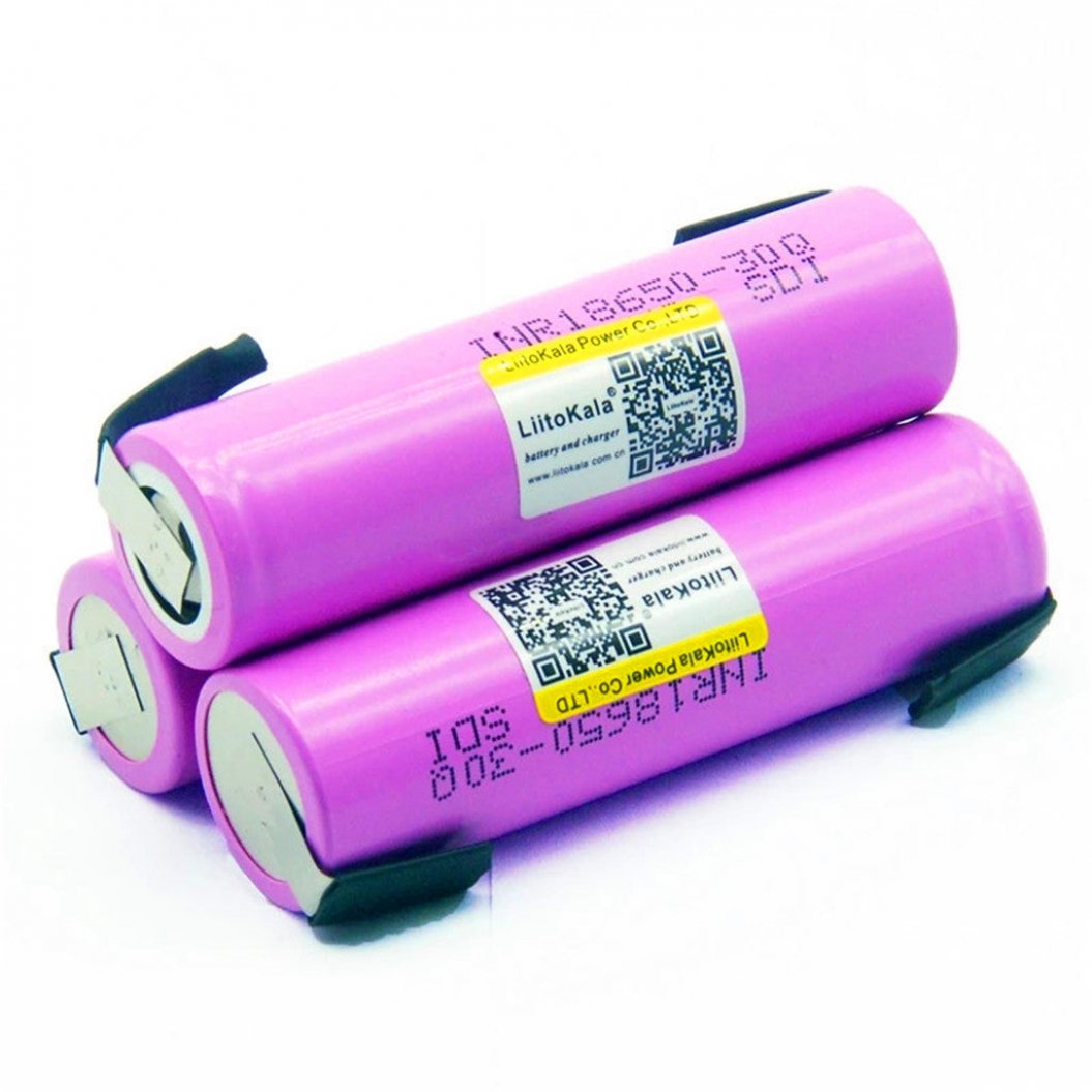 18650 3000mAh バッテリー INR18650 30Q 20A DIY ニッケル用