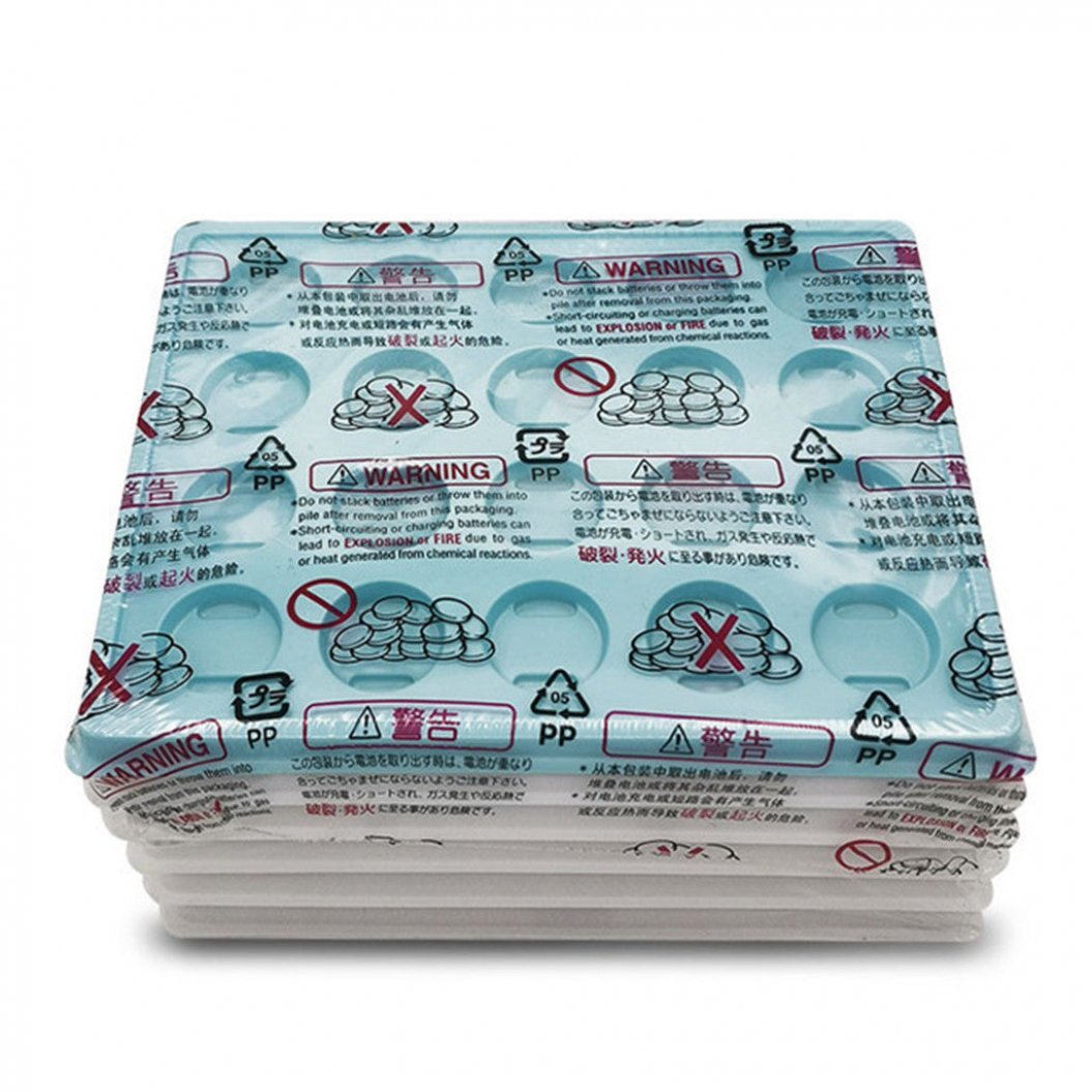 Lot de 5 piles bouton au lithium haute température BR2450A / GBN 3 V 600 mAh pour petits appareils électroménagers