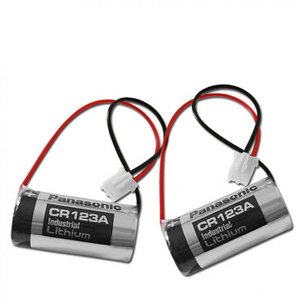 2 Pieces 3V CR123A with Wire Battery for Small Appliances