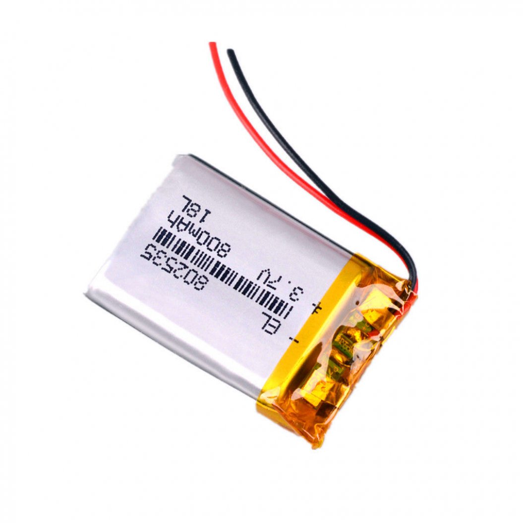 3.7V Lithium Battery 800 MAH Polymer 802535 Bluetooth DVR Player Driving Recorder