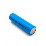 2pcs 18650 3.7V 2200mA Lithium Battery for Flashlight LED Lamp