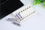 8 Channel Smart Fast AA AAA Rechargeable Charger USB Charger Beston C9010