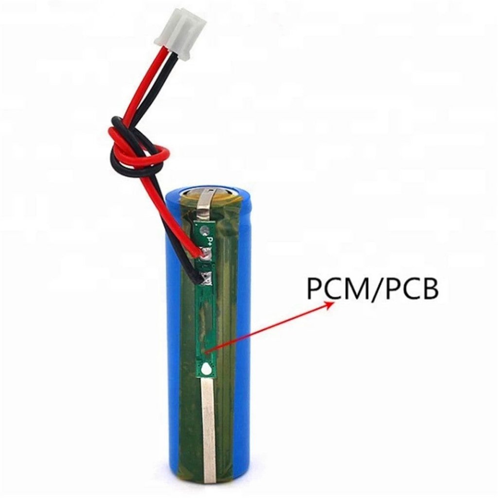 4PCS 3.7v 2200mAH Rechargeable Lithium-ion 18650 Battery with PCB and 10KNTC PH 2.0-2P DIY
