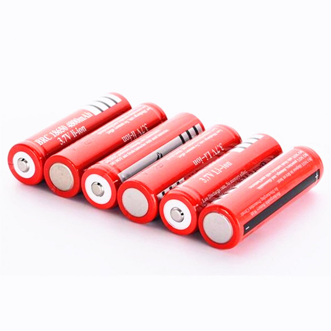 2個セット 4800mAh 3.7V 18650 リチウムイオン充電式バッテリー フラッシュライト GTL EvreFire 用