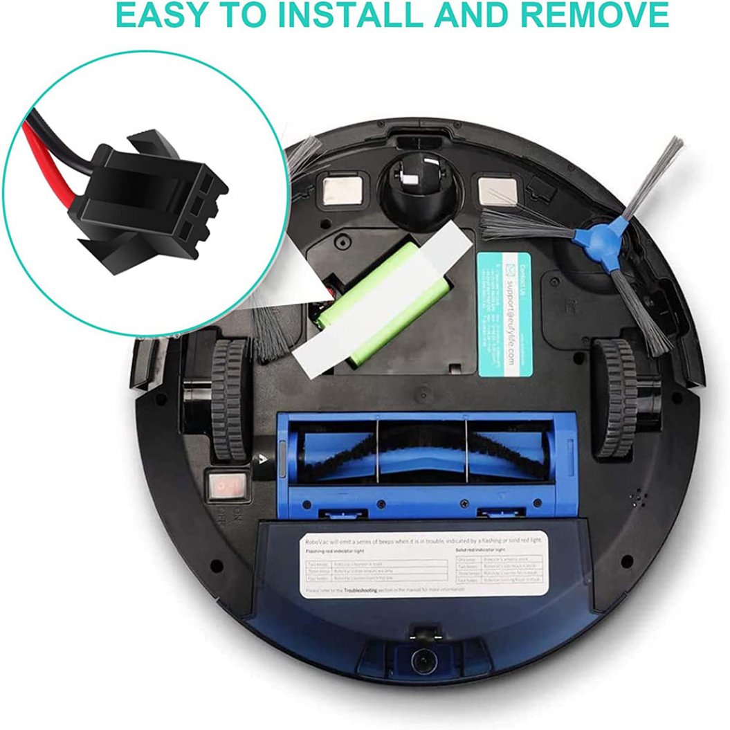 Batterie de remplacement Li-Ion 14,4 V 2600 mAh pour Tesvor Tesworth X500