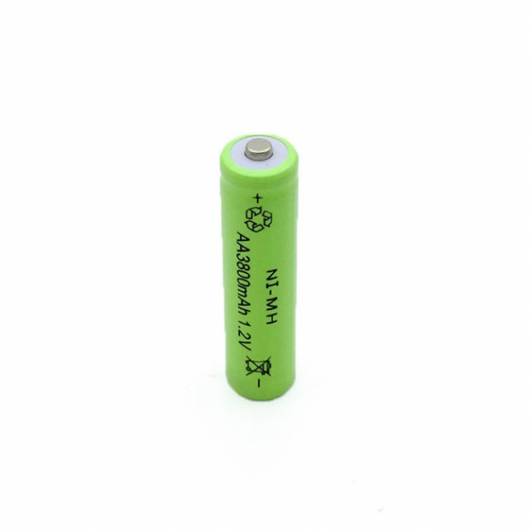2개 1.2V 3800mAh AA 배터리 Ni-Mh 중성 배터리 카메라 리모컨 장난감 손전등용