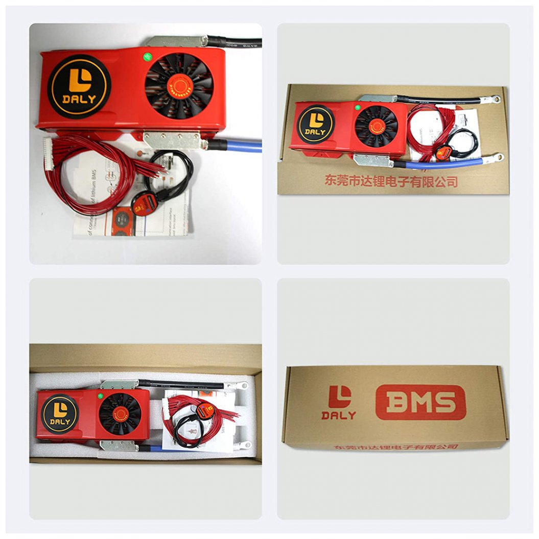 Daly Smart Bms Li-ion 7S 24V 200A avec ventilateur Bluetooth 52130235