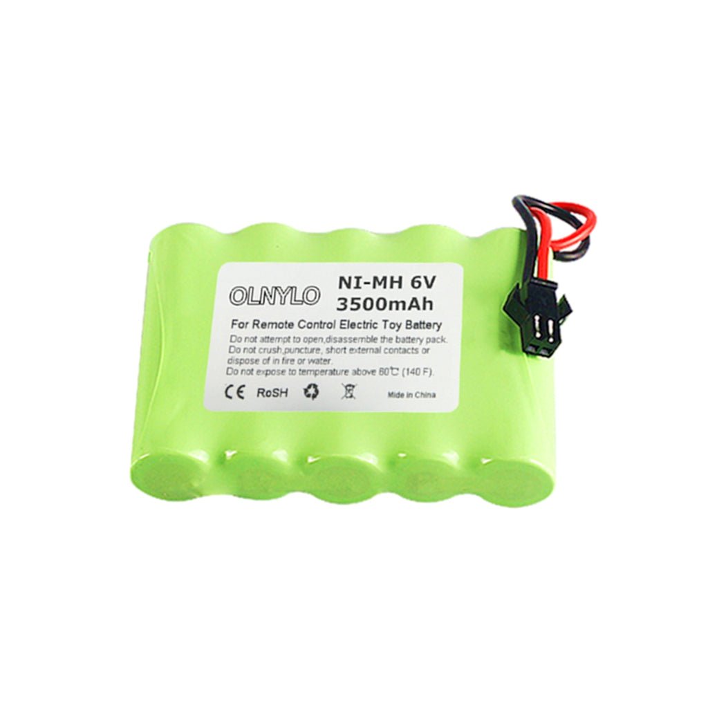 6v 3500mAh NIMH Battery Pack and Charger For RC Toy Cars Boats Robots Tanks Gun AA with SM Plug