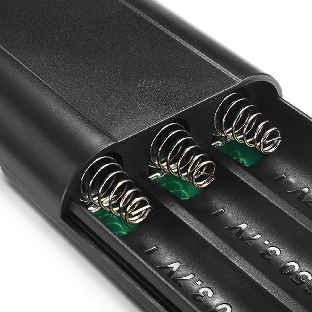 Carregador de Bateria 18650 para Celular - Caixa Portátil DIY Power Bank com Bateria Li-ion 18650