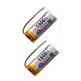 2PCS 1500mAh 3.7V MX1.25 Forward Plug 102050 Lithium Polymer Battery for Portable Devices and Instruments