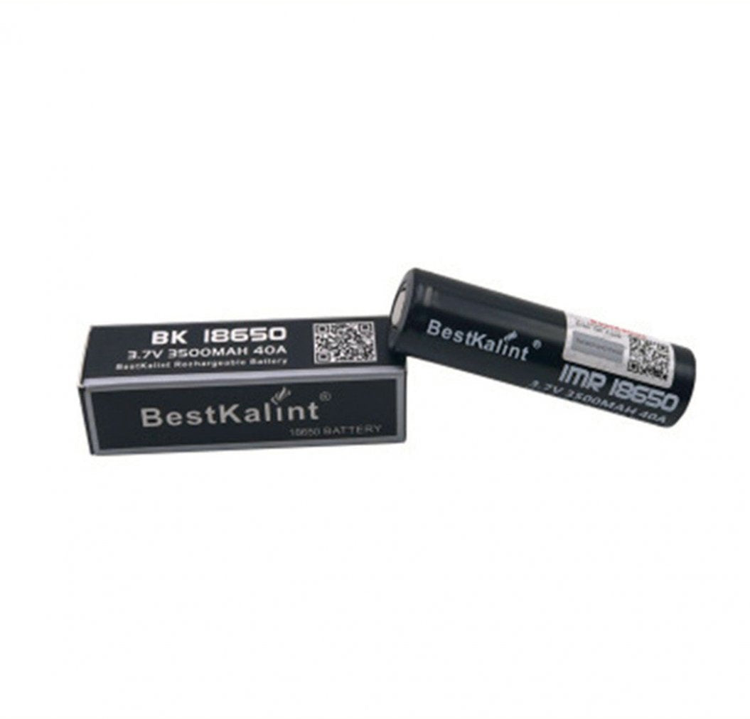 2pcs IMR 18650 Battery 3500 MAh 40A 3.7V Rechargeable Flat Top Electronic Cigarette Battery