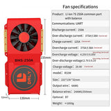 Daly Smart Bms Li-ion 7S 24V Li-Ion 250A with Fan Bluetooth 52130235