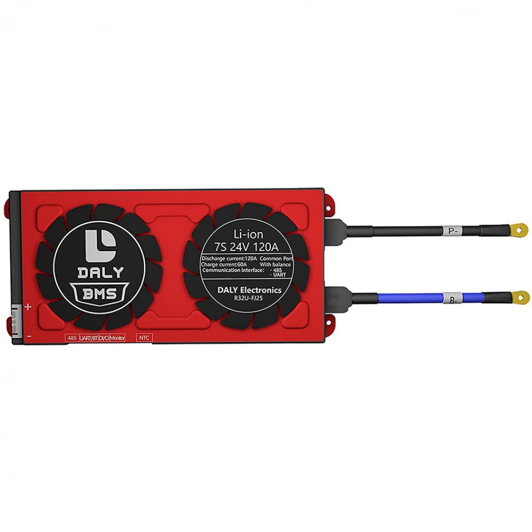 Batería de ion de litio Daly Smart Bms 7S 24 V 120 A con Bluetooth 2095212