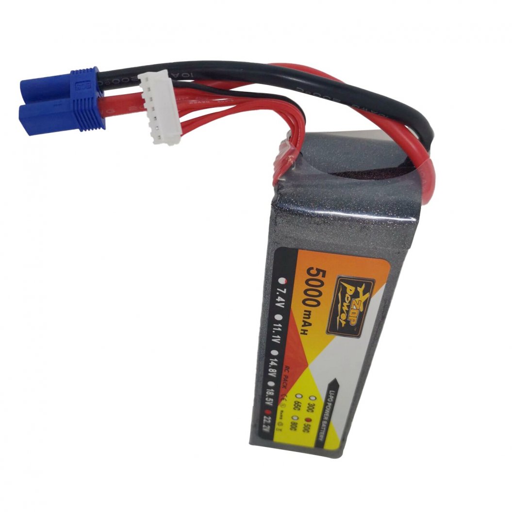 2x EC5 22.2V 5000mAh 50C 100C 6S RC Lithium Polymer Battery Align 7.2 Yak 54 Helicopter Drone