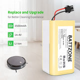 14.4V 3500mAh Li-ion Replacement Battery for Deebot N79 N79S DN622