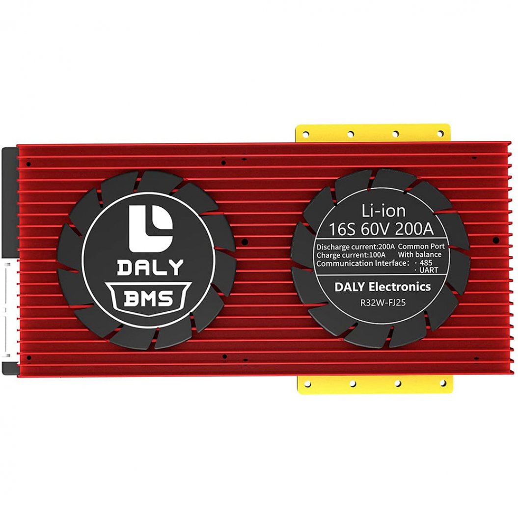 Daly Smart Bms Lifepo4 Li-ion 16S 48V 60V 200A Bluetooth BMS Board 32130221