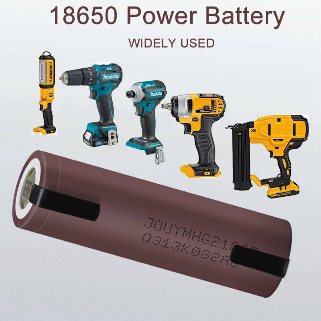 Batería HG2 18650 de 3,7 V, 3000 mAh, 20 A, original, alta descarga, tira de níquel mia