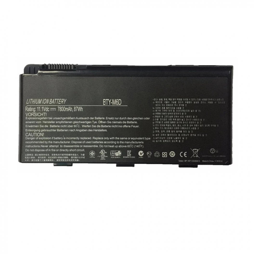 gt70、gt780、gt60、gt70、gx660r、e6603、gx660、gx680、957、16fxxp、101、bty m6d 用バッテリー