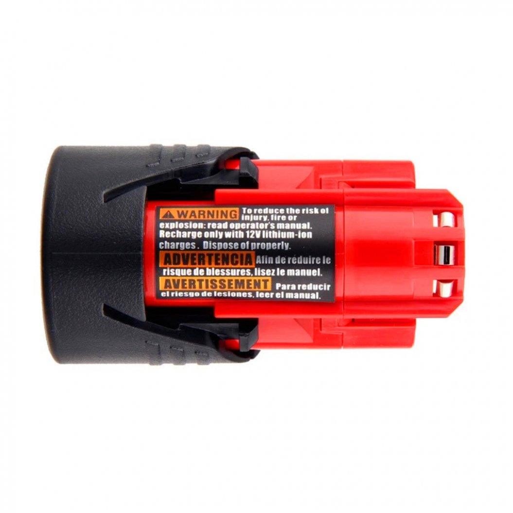 2x Batteries Li-Ion 12V 3000mAh pour Milwaukee M12 48-11-2401, 48-11-2402, 48-11-2420, 48-11-2430