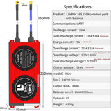 Daly Smart Bms Lifepo4 Li-ion 16S 48V 60V 150A Bluetooth BMS Board 20 95 212