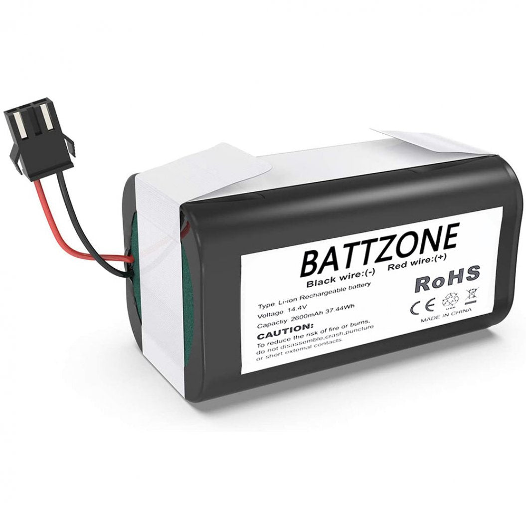 14.4V 2600mAh Li-ion Replacement Battery For Haie Shark ION Robot RV700, RV720, RV750, RV755, Etc. (Voltage, Size, Plug Can Be Customized)